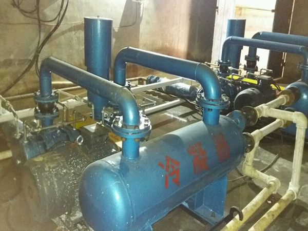 淄博市淄川區某化工廠羅茨風機使用現場
